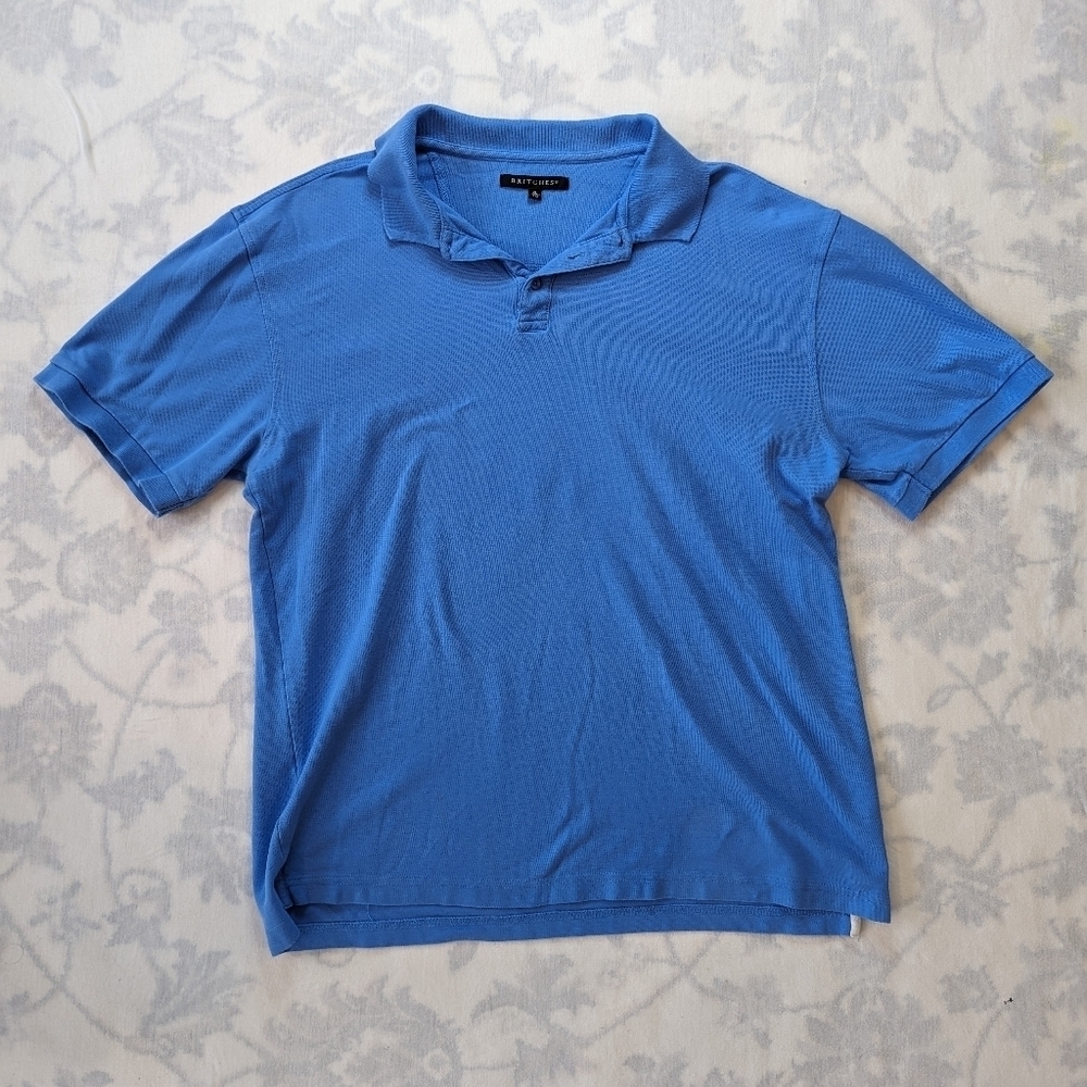 Britches blue polo Tshirt men's XLarge